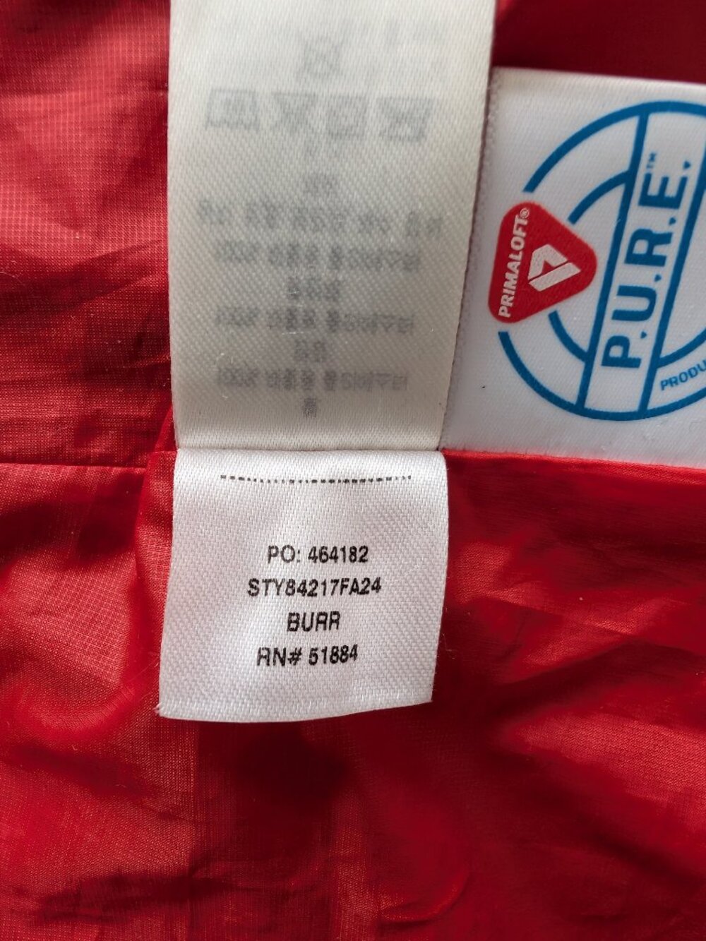 Patagonia Nano Puff Women's Jacket Burnished Red Rust Size L - Picture 15 of 15